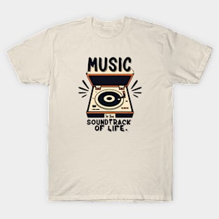 Retro Vibes - Music Quote T-Shirt